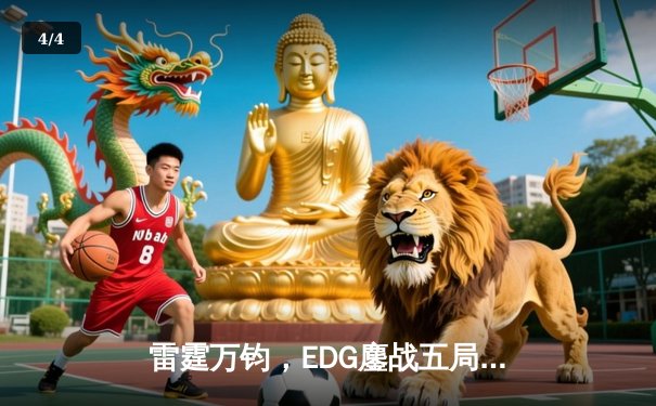 雷霆万钧，EDG鏖战五局力克Gen.G勇夺2024海口雷火电竞杯冠军 - 4